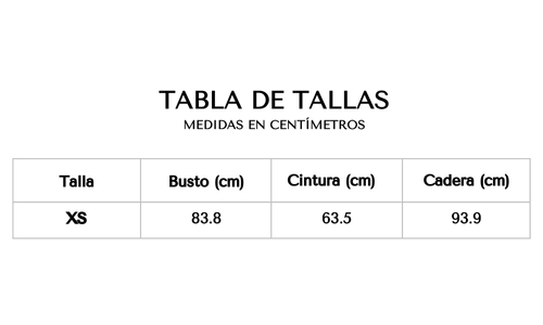 Tabla de tallas