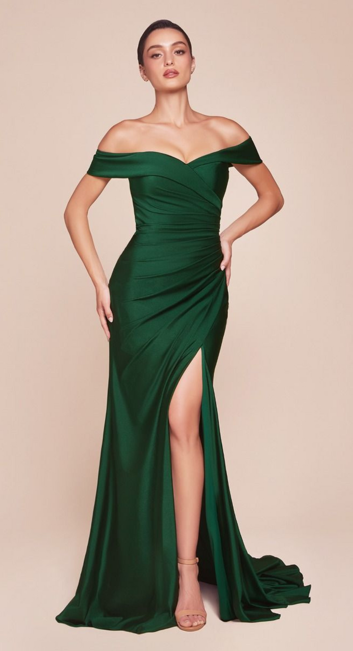 Emma Clara - Vestido ajustado de fiesta Loreta II Verde Esmeralda