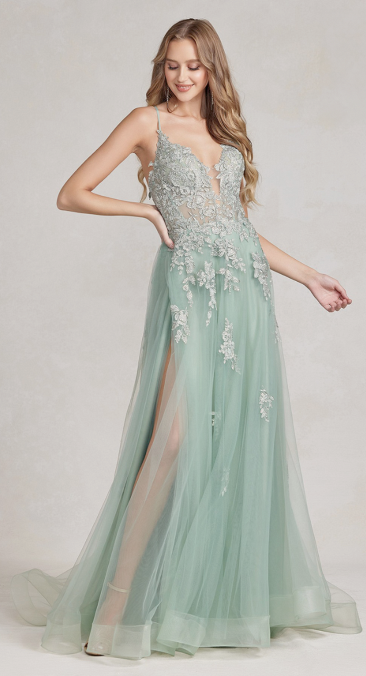 Emma Clara - Vestido Princesa Rebecca II Verde Sage