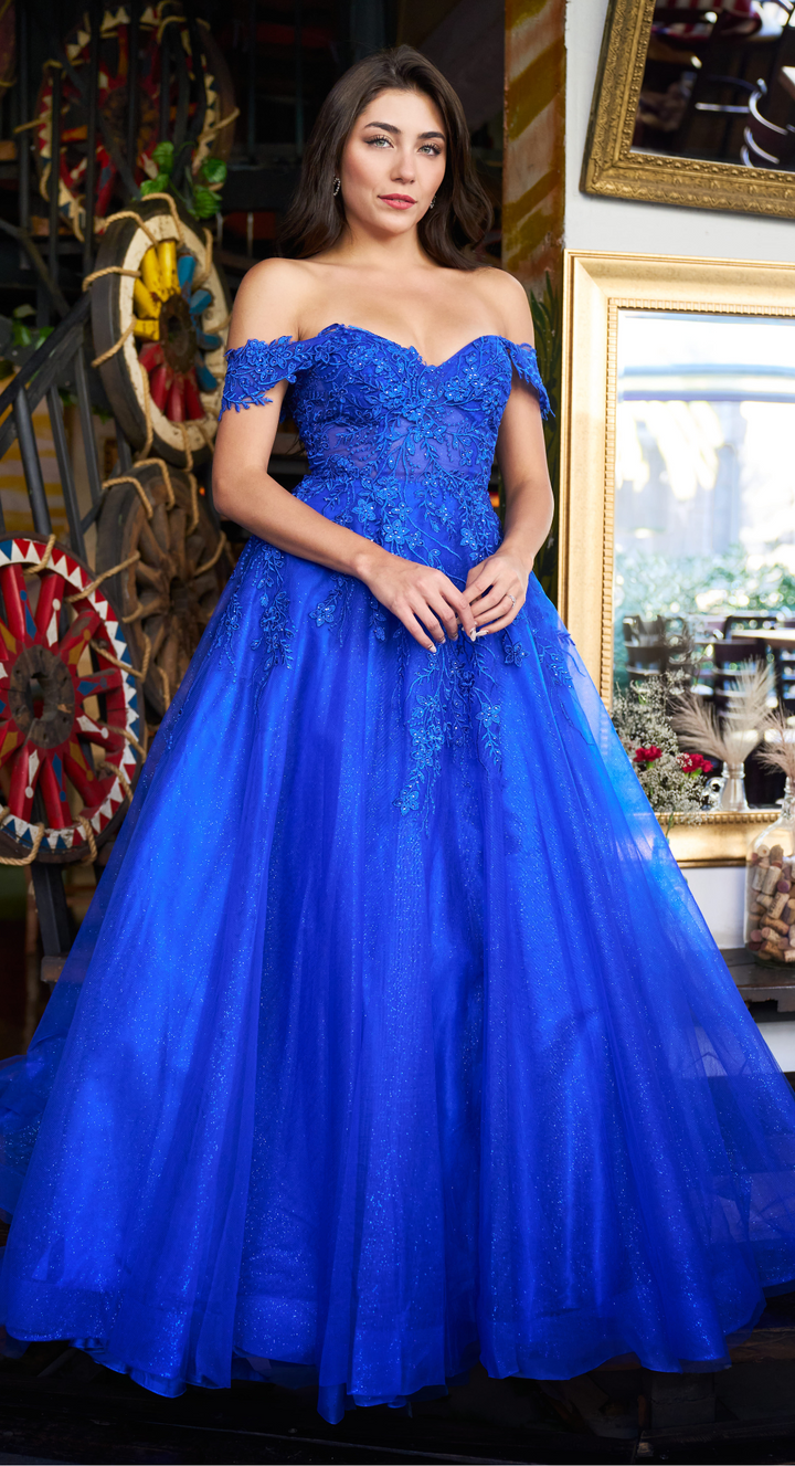 Emma Clara - Vestido Princesa Emiliana Azul Royal