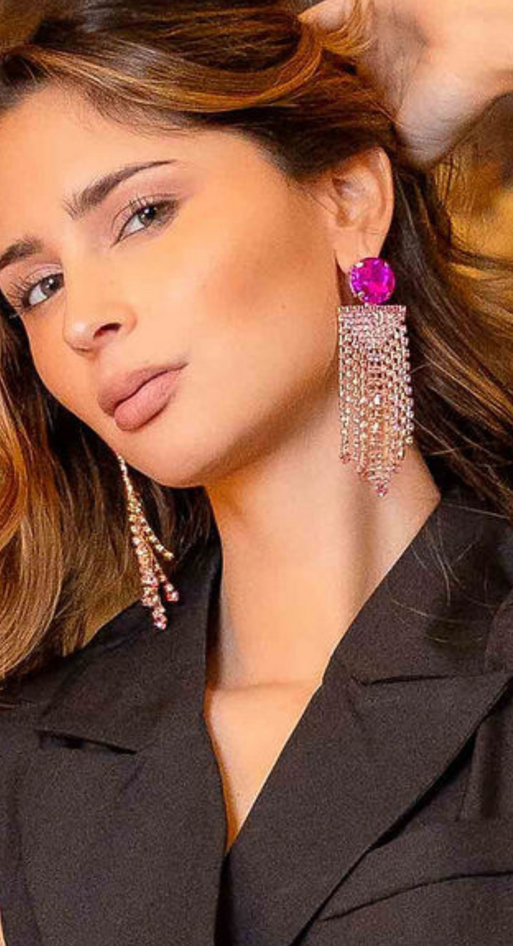 EMMA CLARA - AROS STRASS FUCSIA
