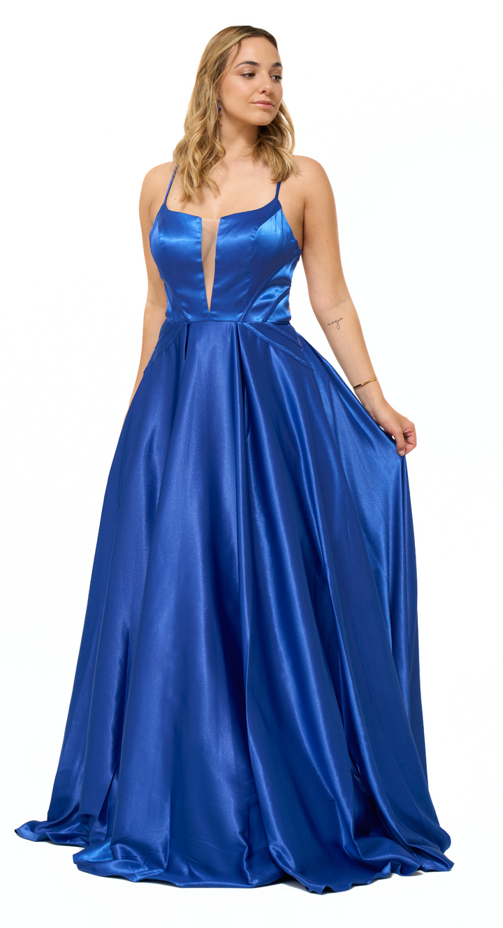 Emma Clara - Vestido estilo princesa Karol Azul Royal