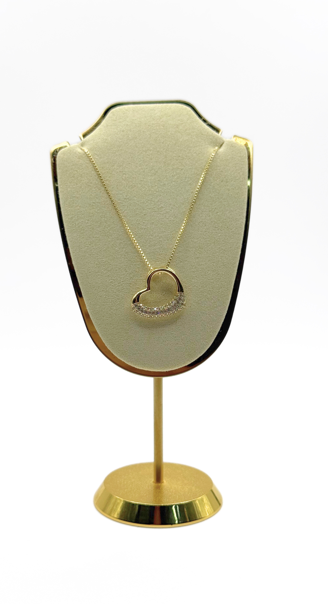 Emma Clara - Collar Enchapado en Oro Dije Corazón