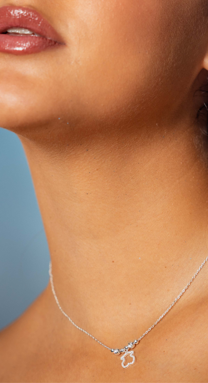 EMMA CLARA - COLLAR DIJE OSITO PLATA 925