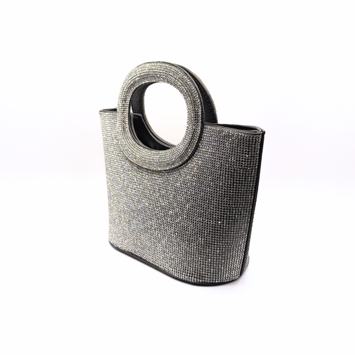 Emma Clara - Cartera de Fiesta Strass Negra