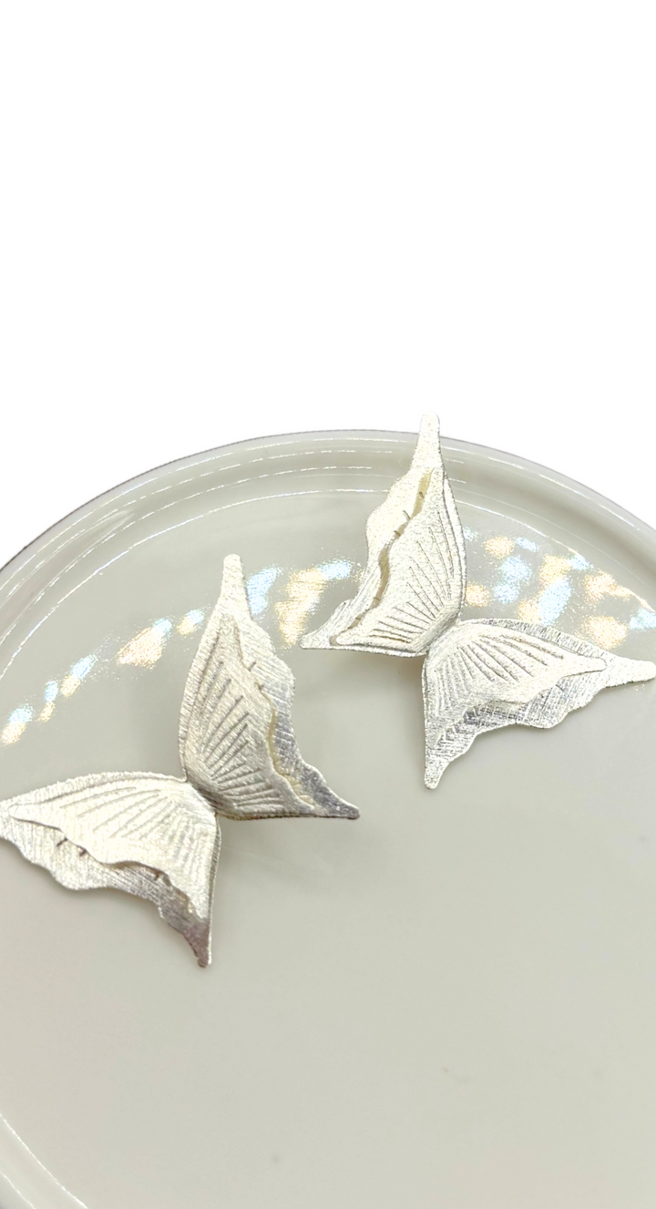 EMMA CLARA - AROS DISEÑO MARIPOSA ENCHAPADO PLATA