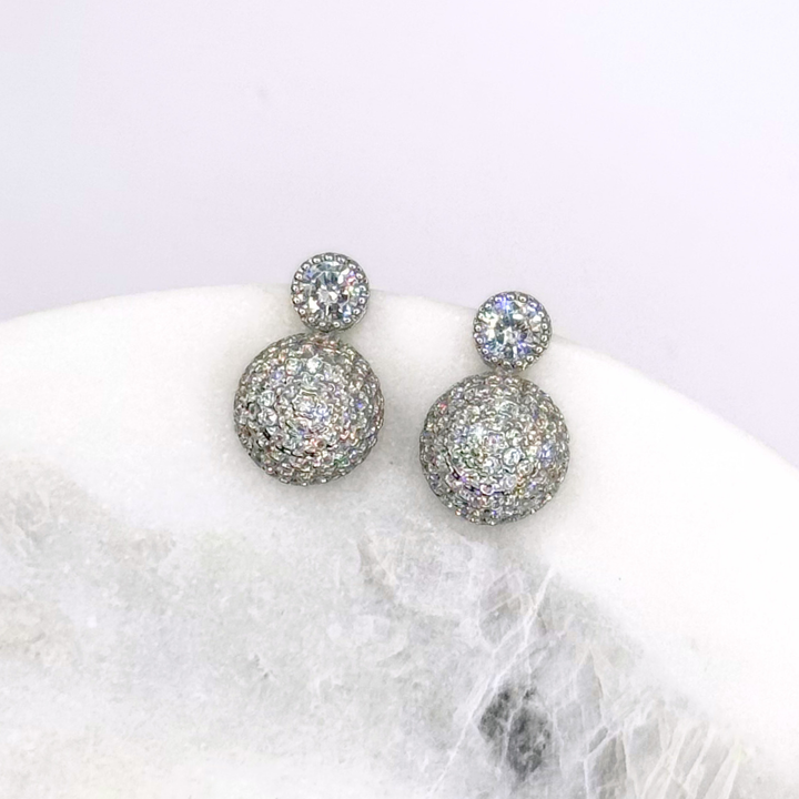 Emma Clara - Aros Perlas Con Circón Plata