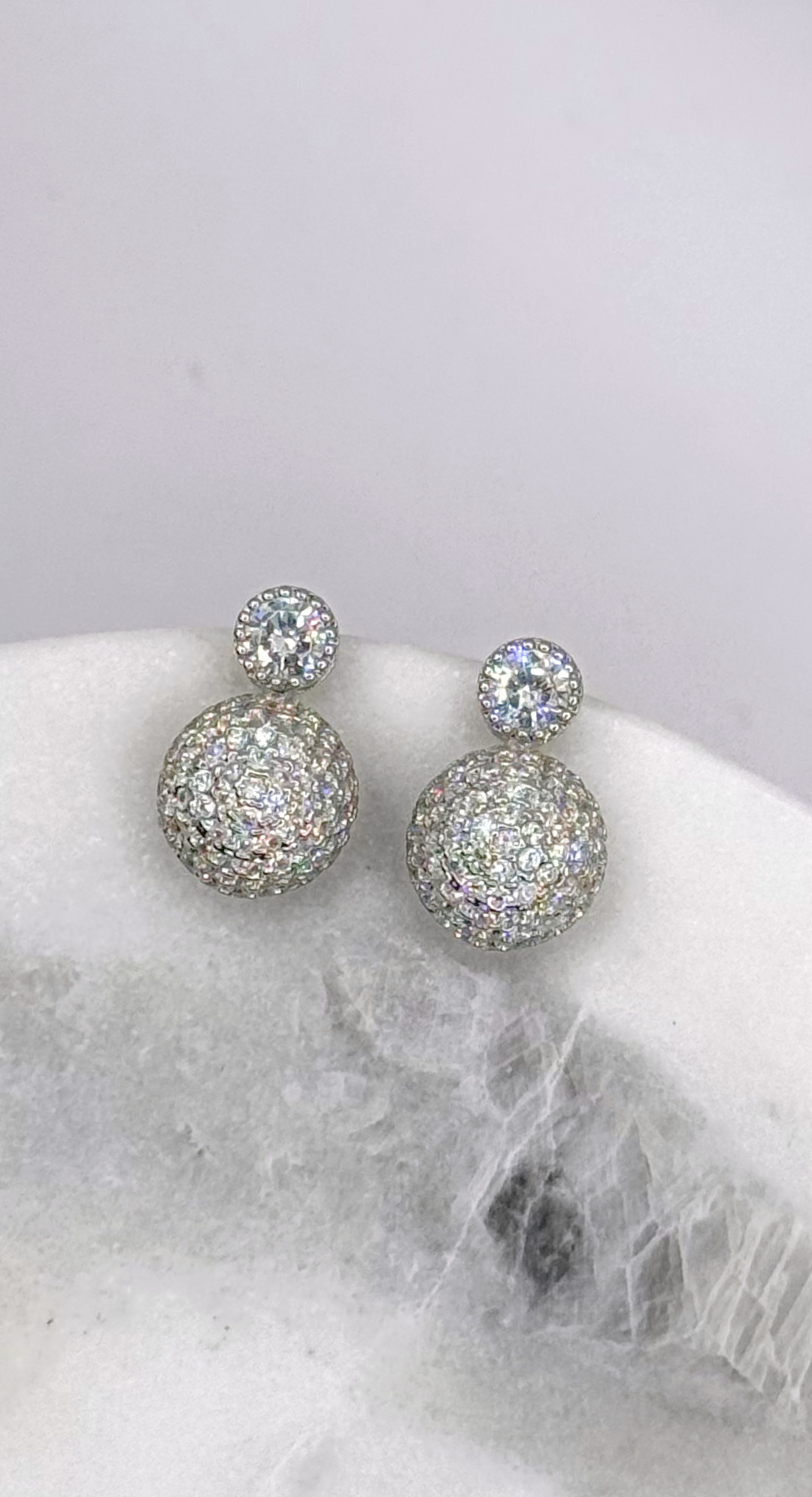 Emma Clara - Aros Perlas con Circón Plata