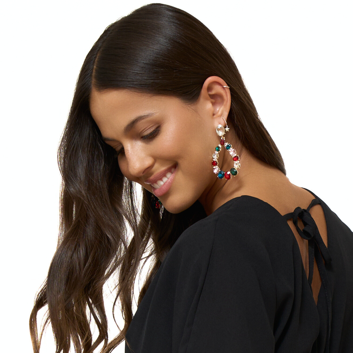 Emma Clara - Aros de Fiesta Diseño Lágrima Colores