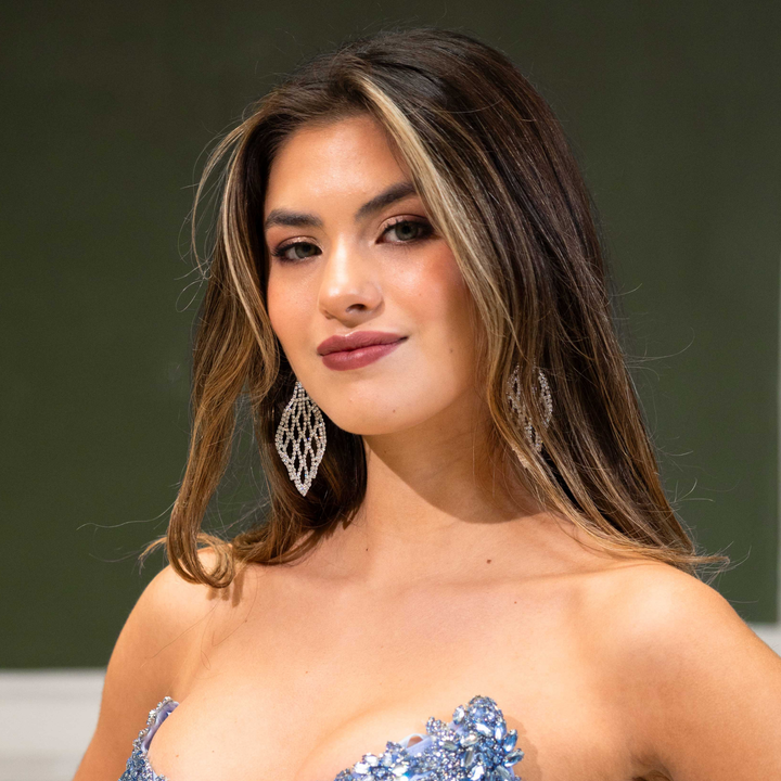 Emma Clara - Aros de Fiesta Diseño Strass Plateado