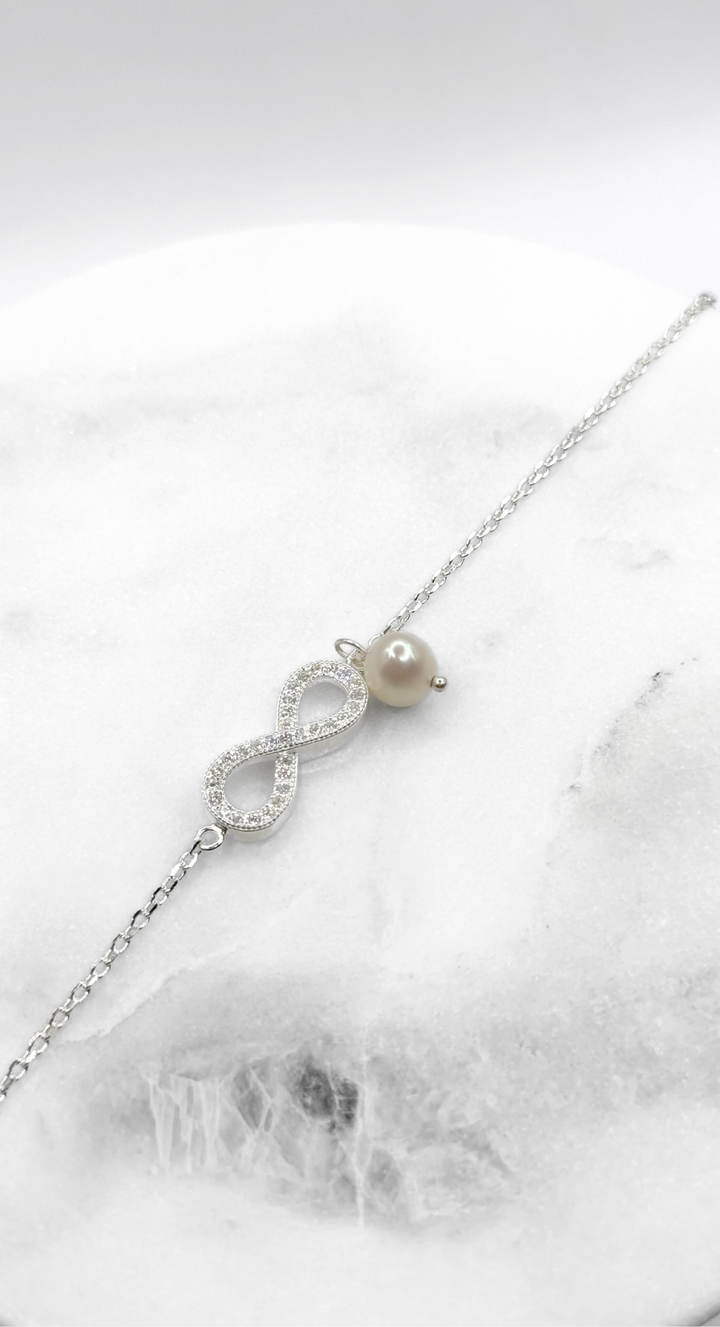 Emma Clara - Brazalete Dije Infinito Circón Plata 925