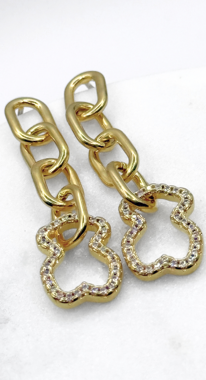 Emma Clara - Aros estilo Osito Enchapado en Oro