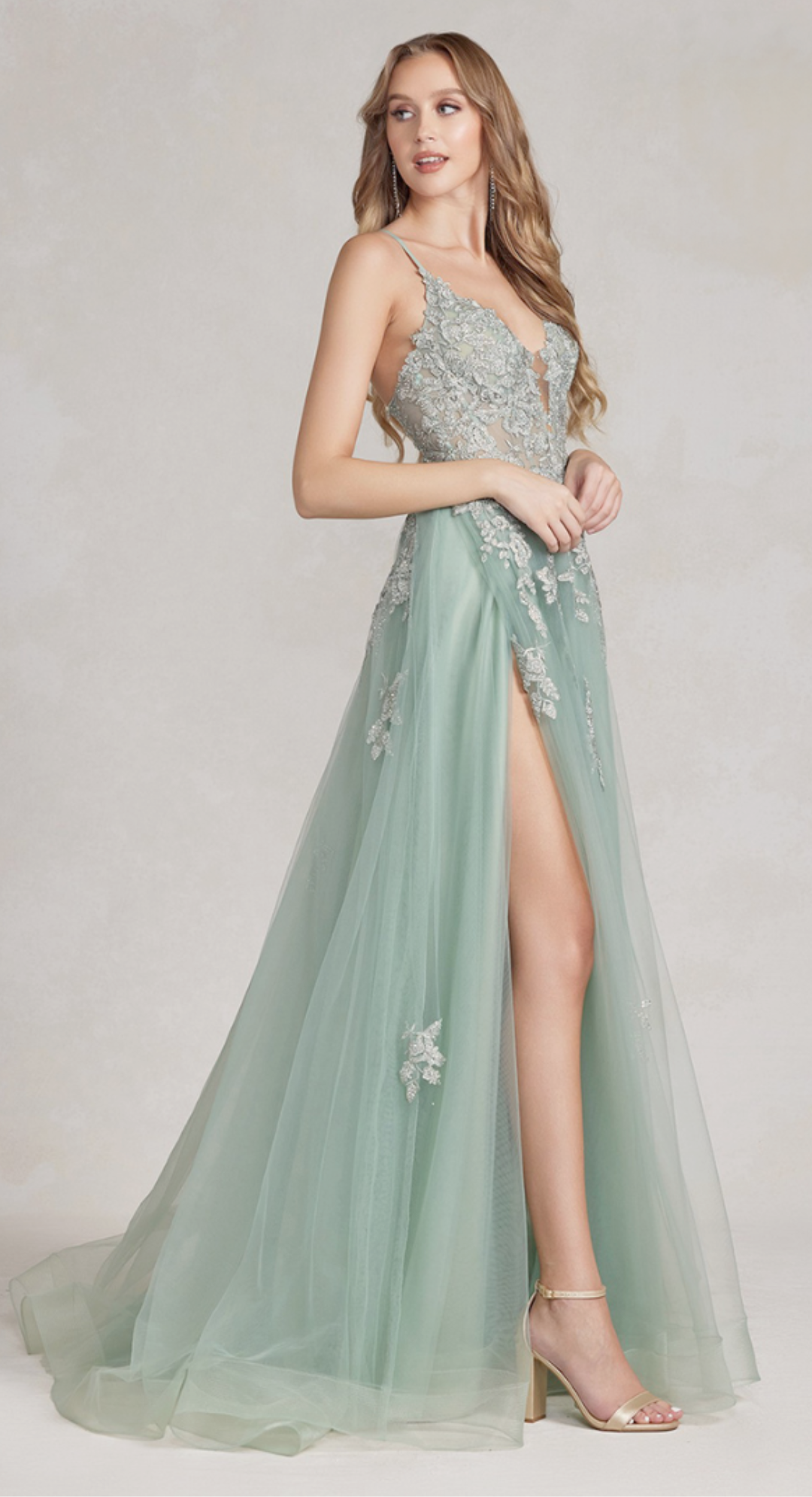 Emma Clara - Vestido Princesa Rebecca II Verde Sage