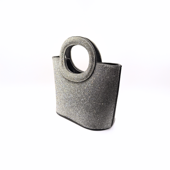 Emma Clara - Cartera de Fiesta Strass Negra