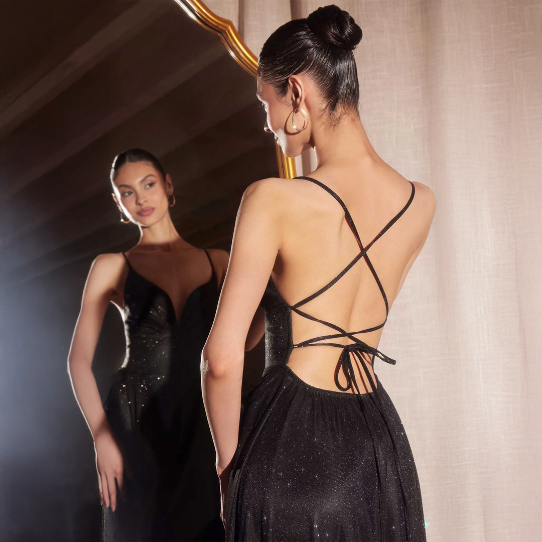 Emma Clara - Vestido De Fiesta Tipo A Beatriz Negro