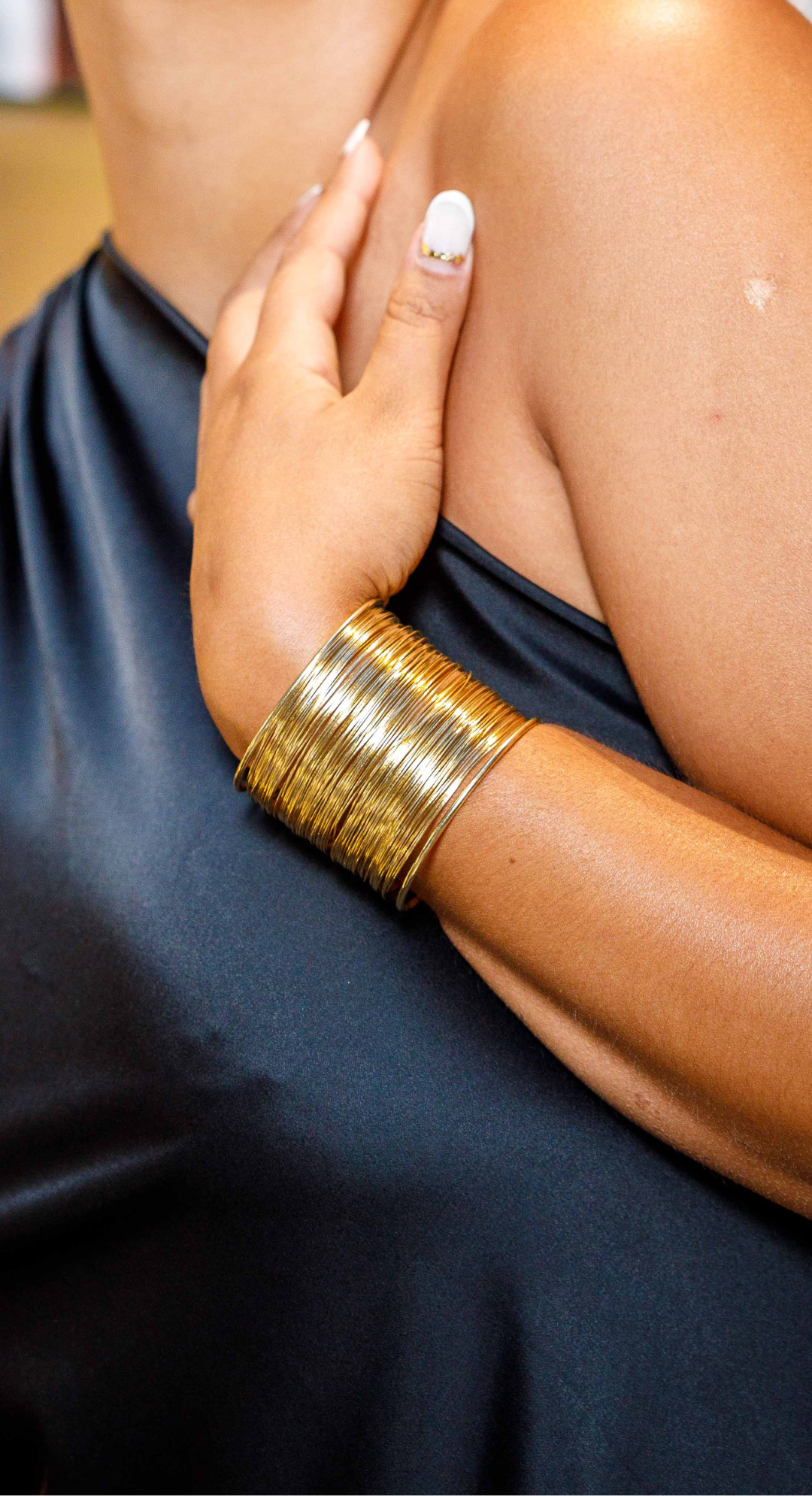 EMMA CLARA - BRAZALETE DE FIESTA EN FANTASÍA DORADO