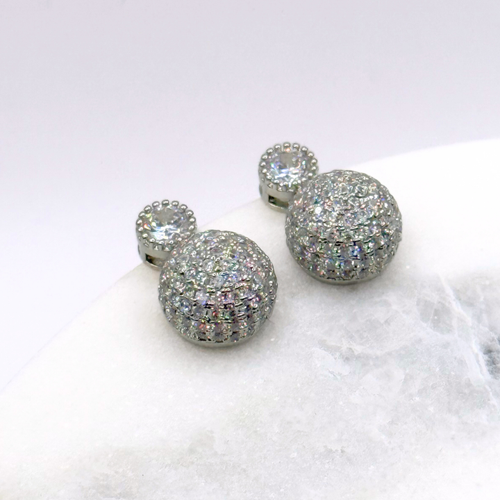 Emma Clara - Aros Perlas Con Circón Plata