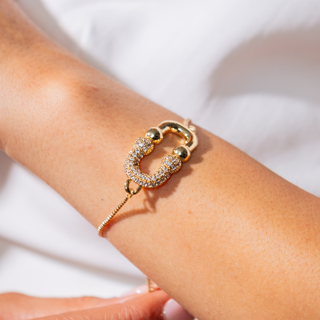 Emma Clara - Pulsera Ajustable En Fantasía Dorado