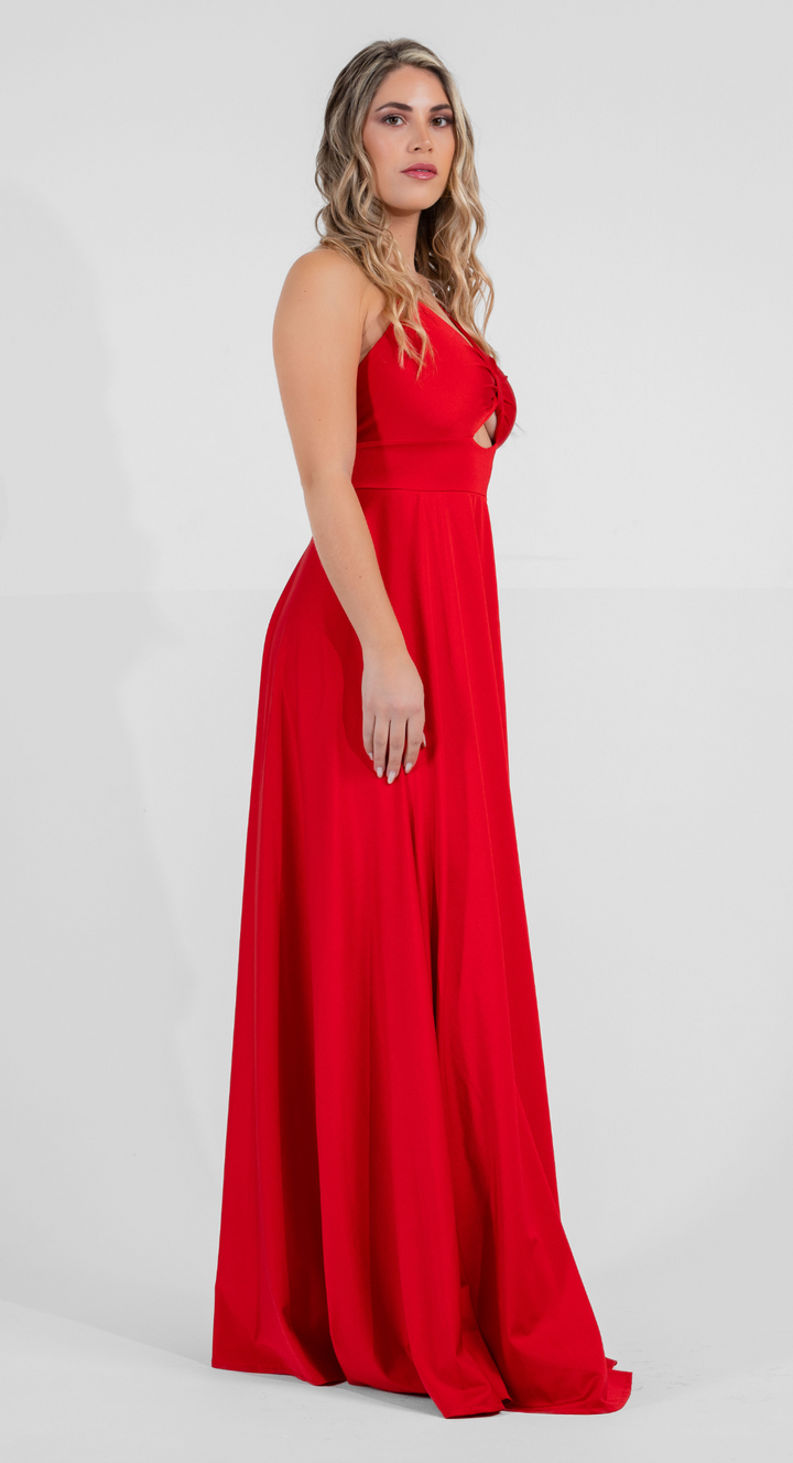 Emma Clara - Vestido Tipo A Iris Rojo