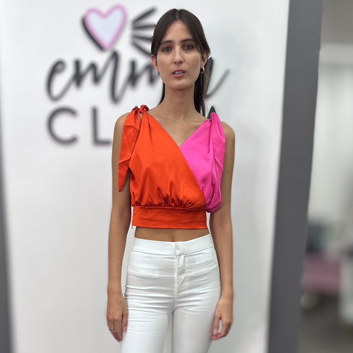 Emma Clara - Top Bicolor Edith Naranjo