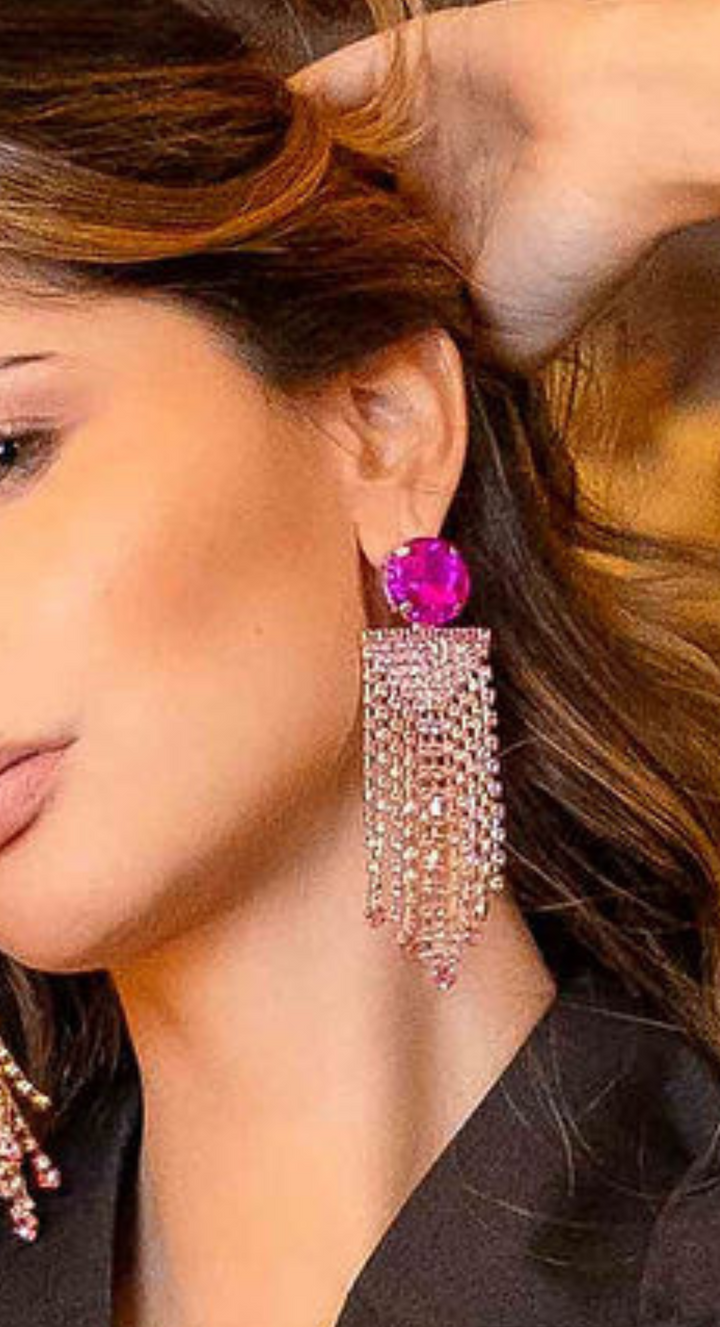 EMMA CLARA - AROS STRASS FUCSIA