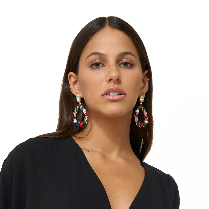 Emma Clara - Aros de Fiesta Diseño Lágrima Colores