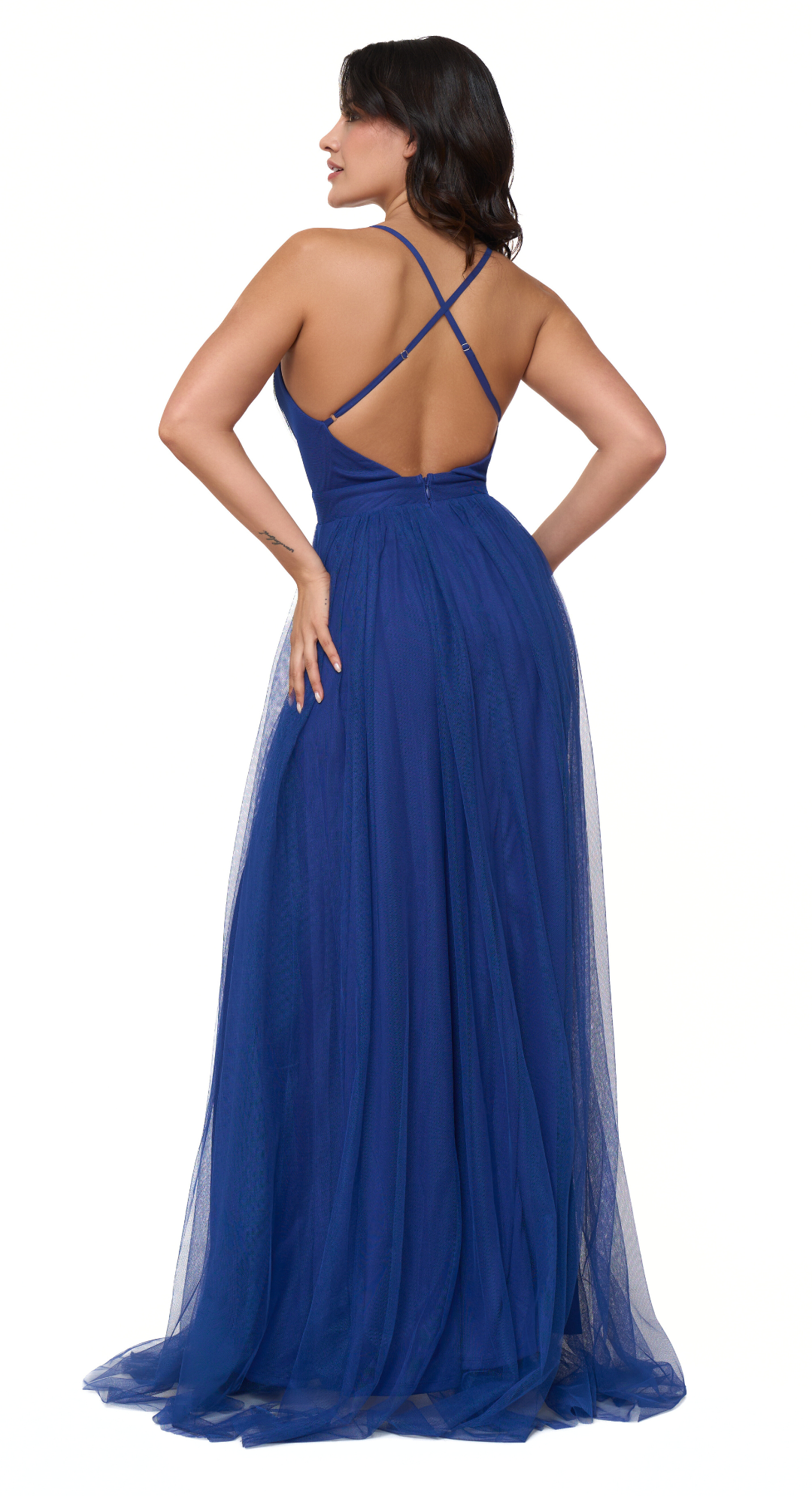 Emma Clara - Vestido de Fiesta en Tul Minerva Lapis Blue