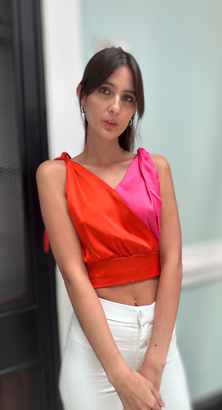 EMMA CLARA - TOP BICOLOR EDITH