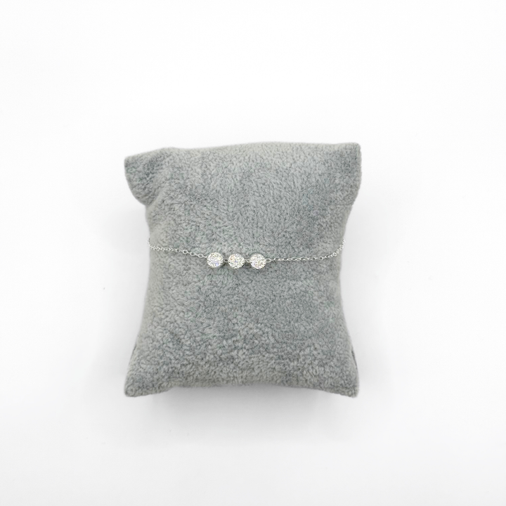 Emma Clara - Pulsera Dijes Circulares Strass Plata 925