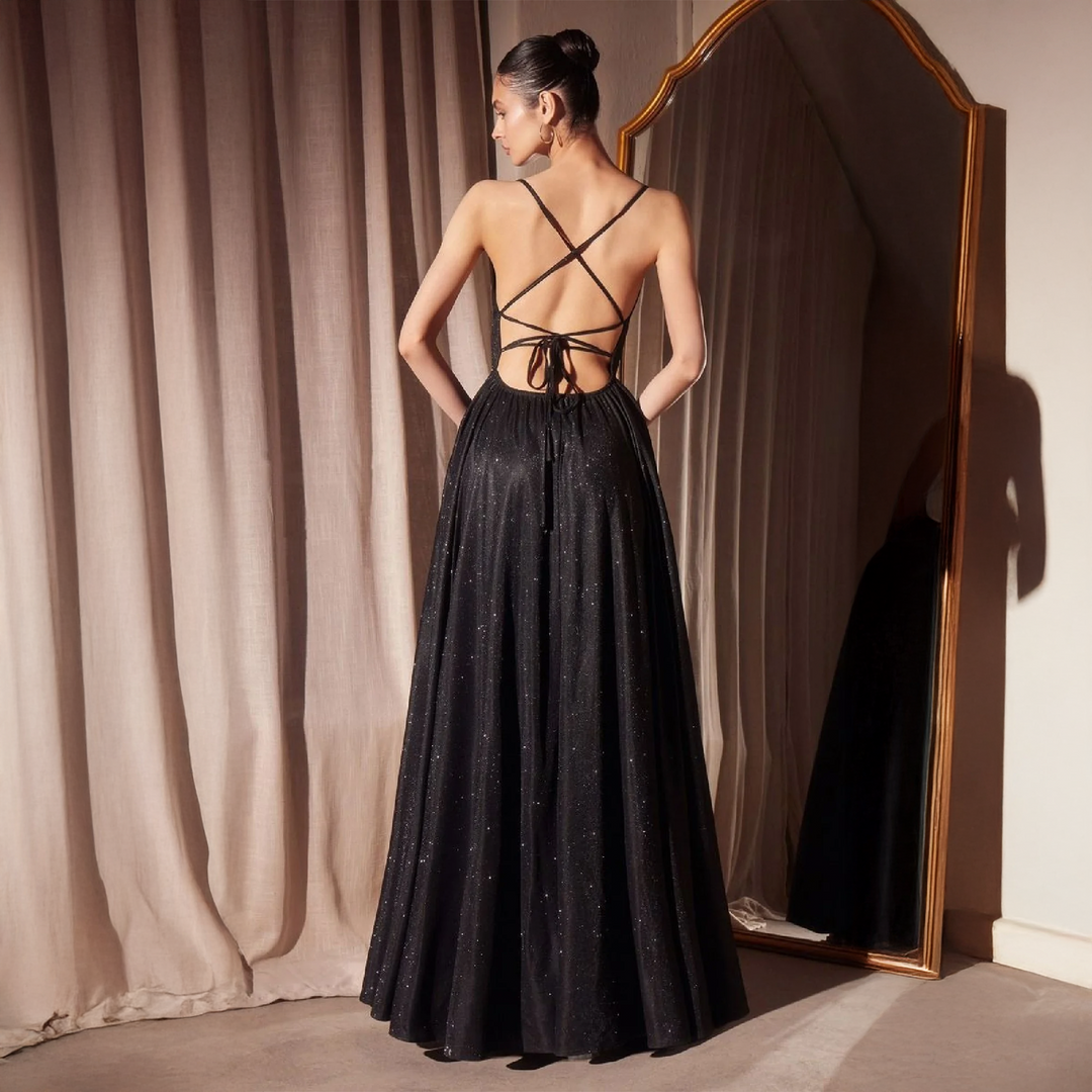Emma Clara - Vestido De Fiesta Tipo A Beatriz Negro