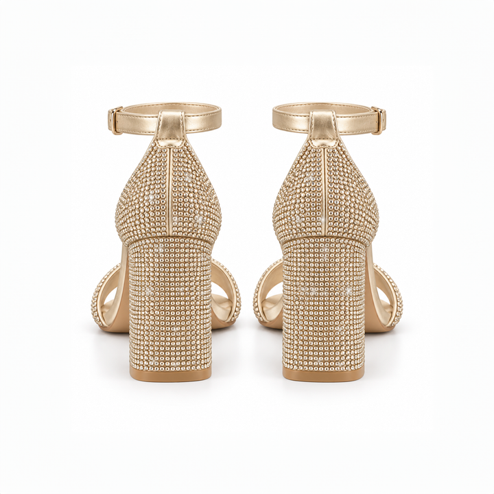 Emma Clara - Zapatos de Fiesta Strass Bruna Dorado
