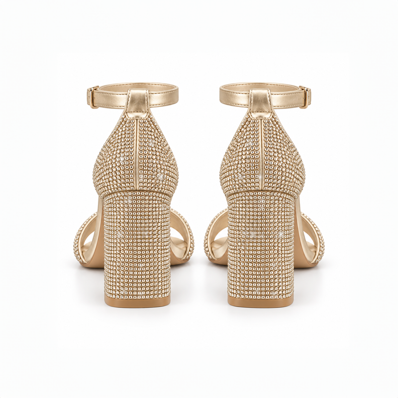 Emma Clara - Zapatos de Fiesta Strass Bruna Dorado
