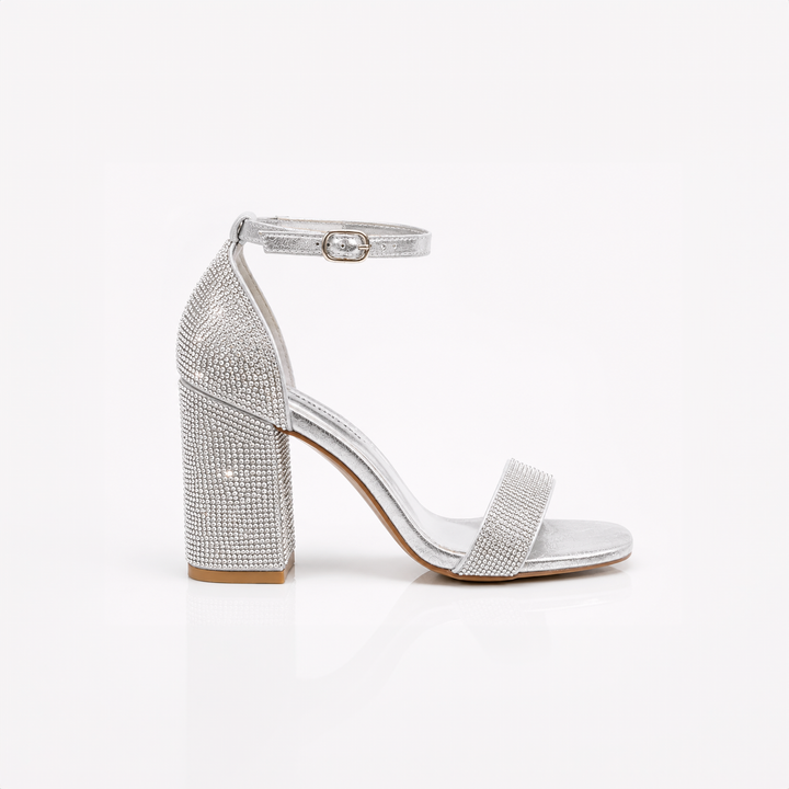 Emma Clara - Zapatos de Fiesta Strass Bruna Plateado