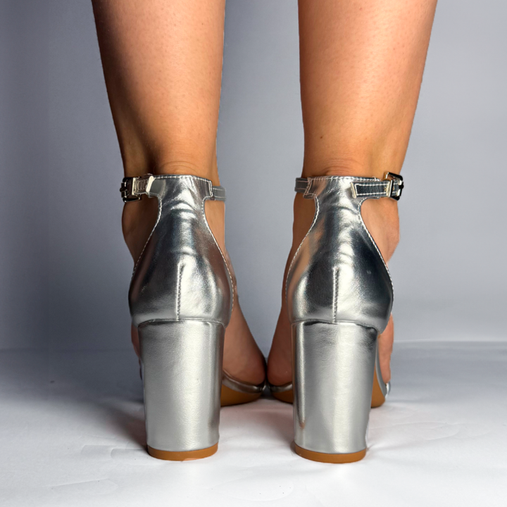Emma Clara - Zapatos de Fiesta Con Strass Fer Silver