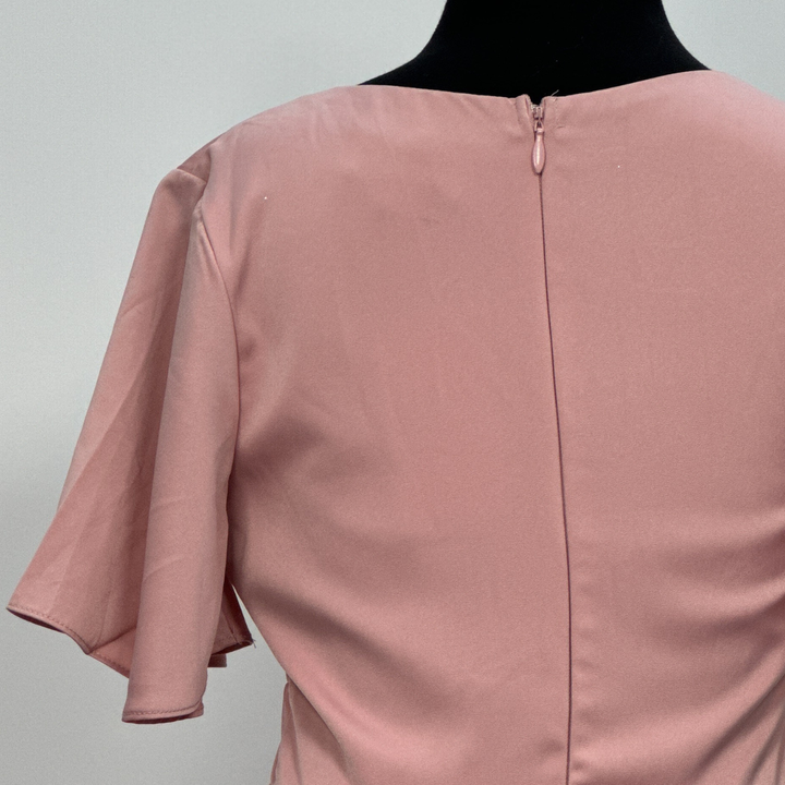 Emma Clara - Vestido de Fiesta Escote en V EC0259 Rosa