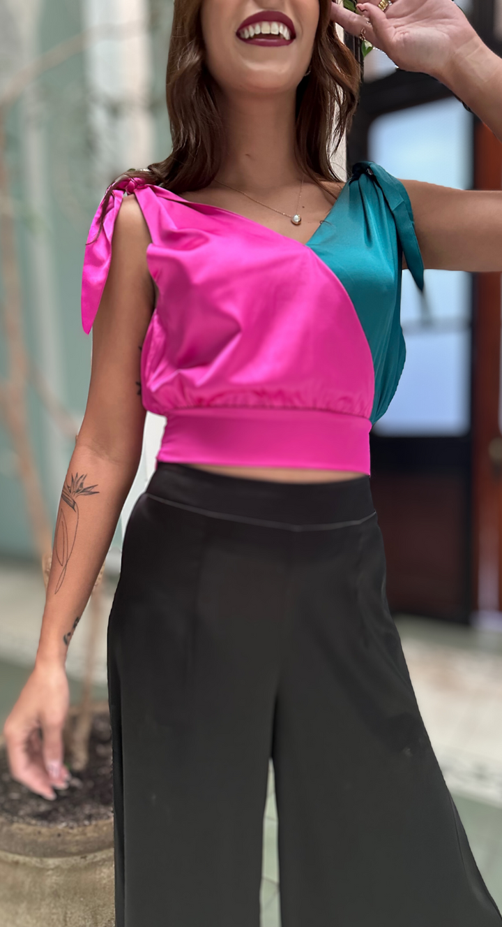 EMMA CLARA - TOP BICOLOR EDITH