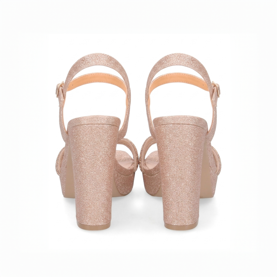 Emma Clara - Zapato de Fiesta Tacón medio Sol Rose Gold