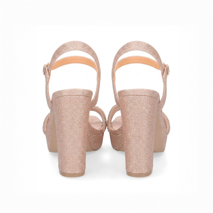 Emma Clara - Zapato de Fiesta Tacón medio Sol Rose Gold