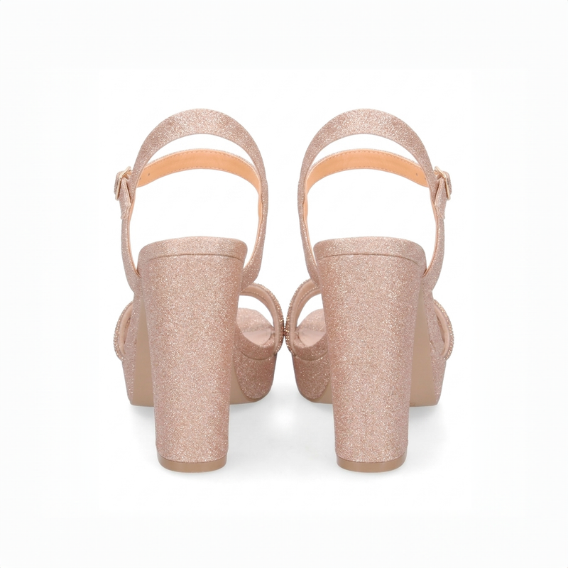 Emma Clara - Zapato de Fiesta Tacón medio Sol Rose Gold