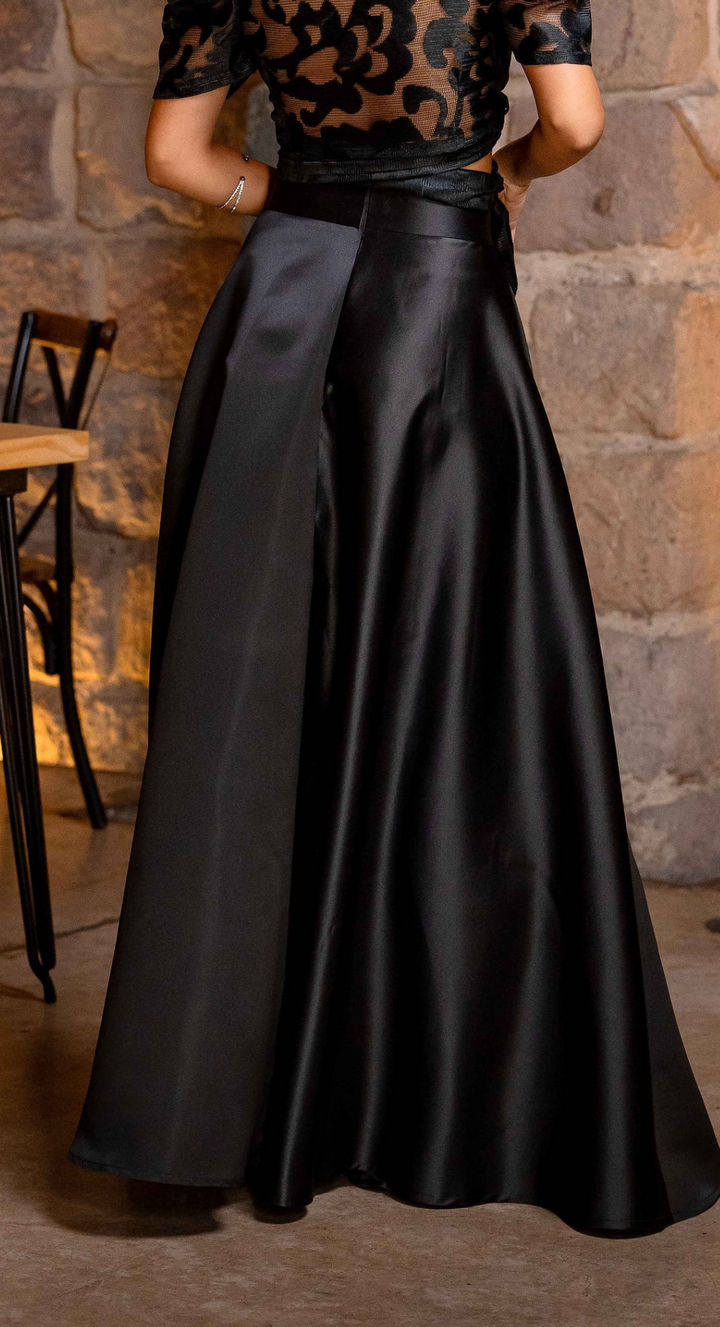 EMMA CLARA - MAXI FALDA NEGRO