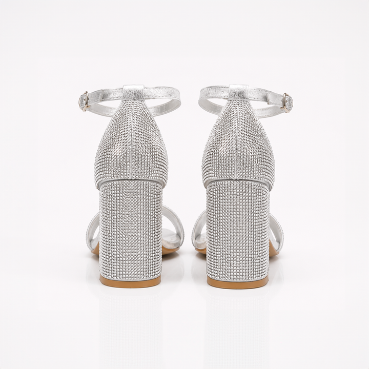 Emma Clara - Zapatos de Fiesta Strass Bruna Plateado