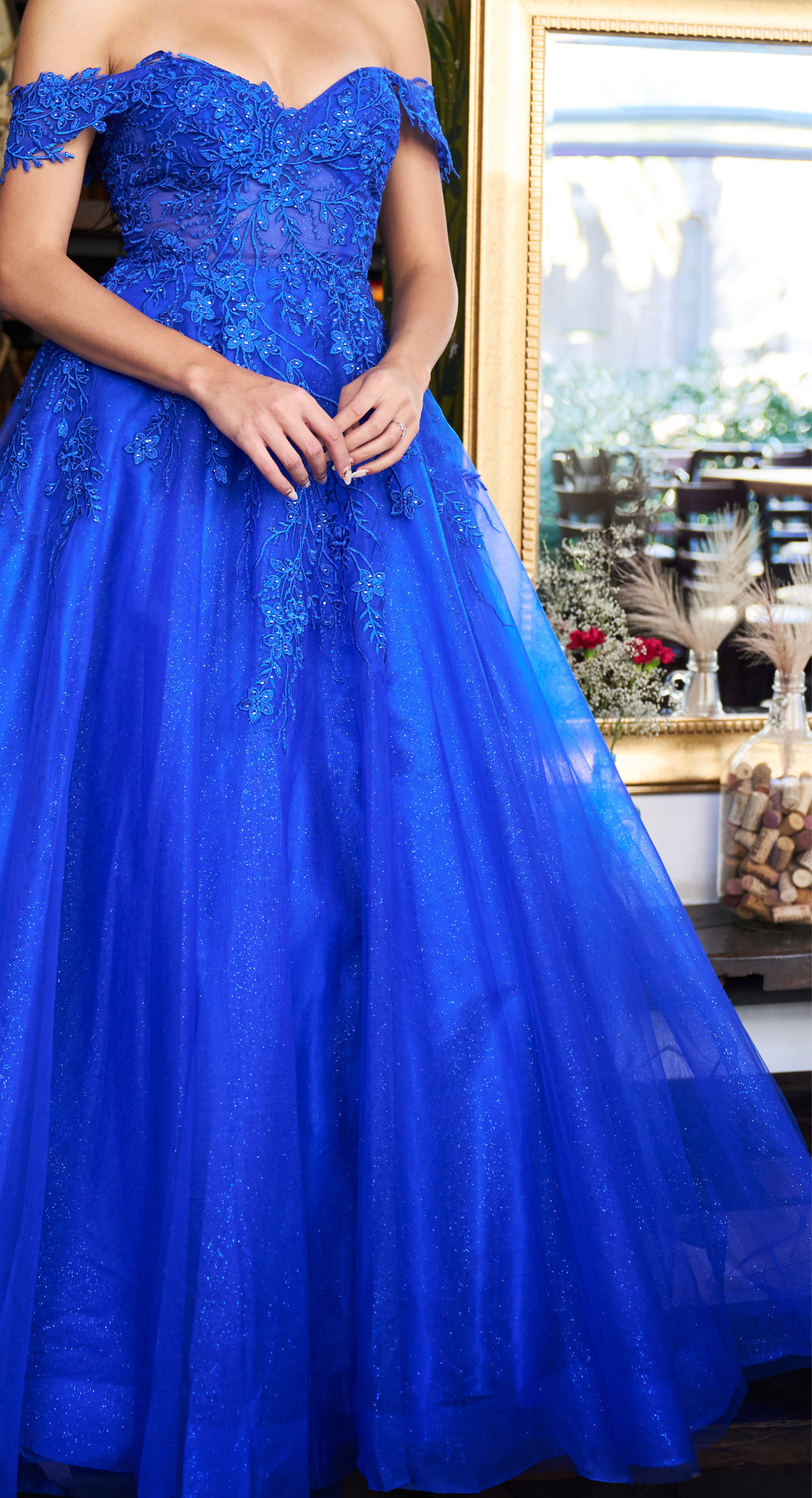 Emma Clara - Vestido Princesa Emiliana Azul Royal