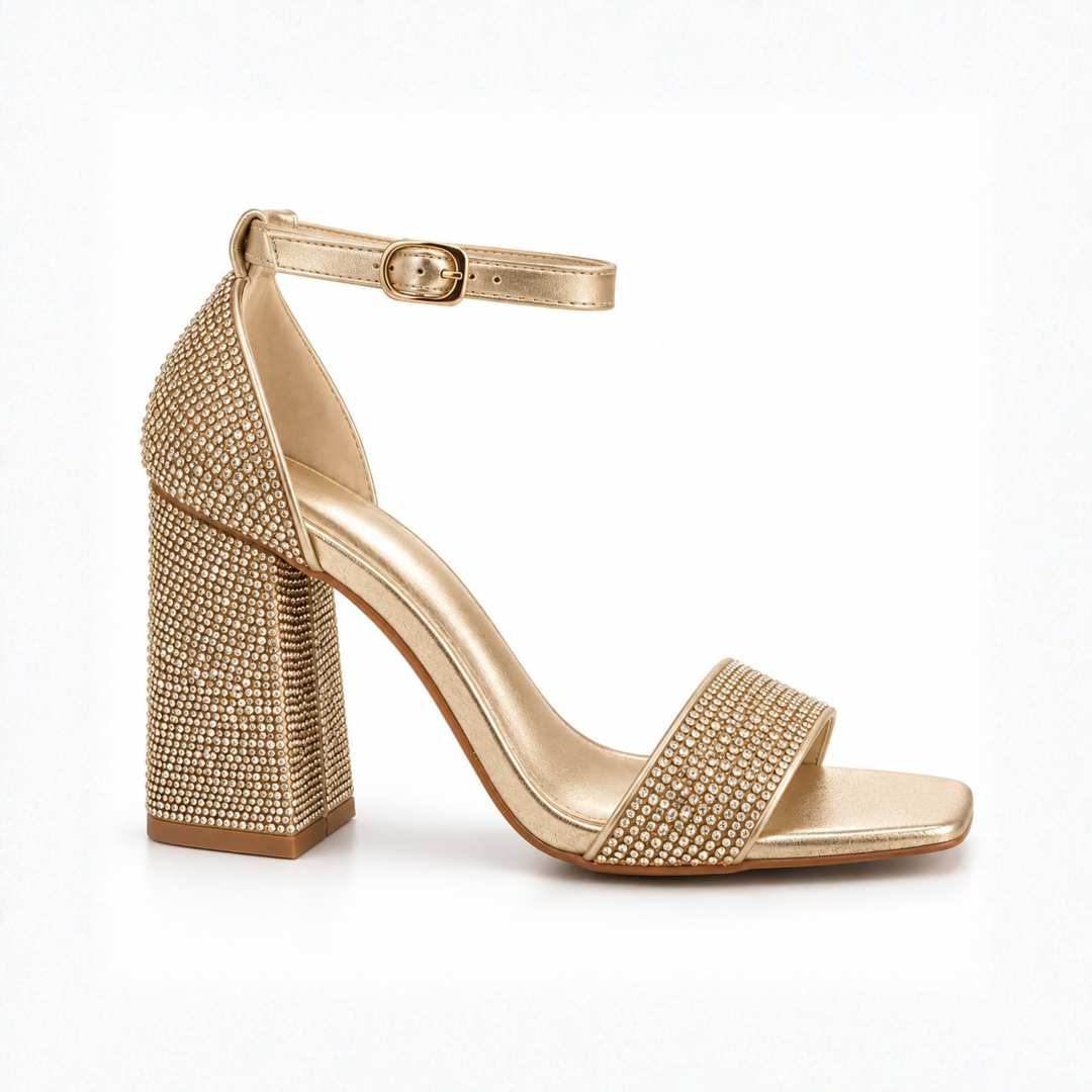 Emma Clara - Zapatos de Fiesta Strass Bruna Dorado