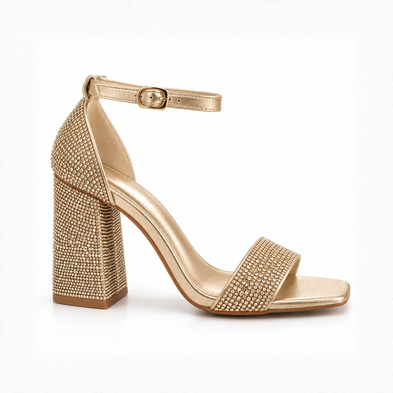 Emma Clara - Zapatos de Fiesta Strass Bruna Dorado