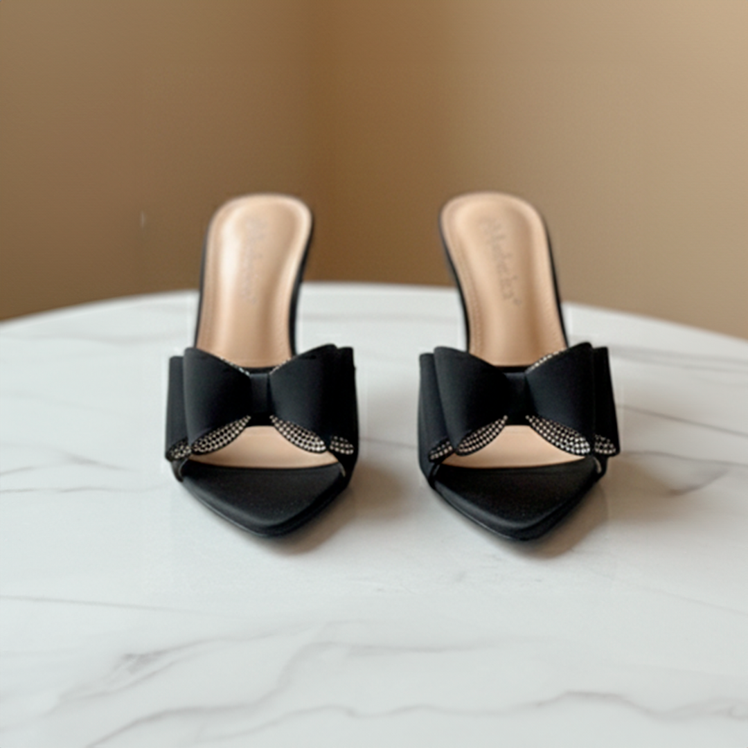 Emma Clara - Zapatos de Fiesta Stilettos Rosa Ari Negro