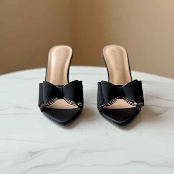 Emma Clara - Zapatos de Fiesta Stilettos Rosa Ari Negro