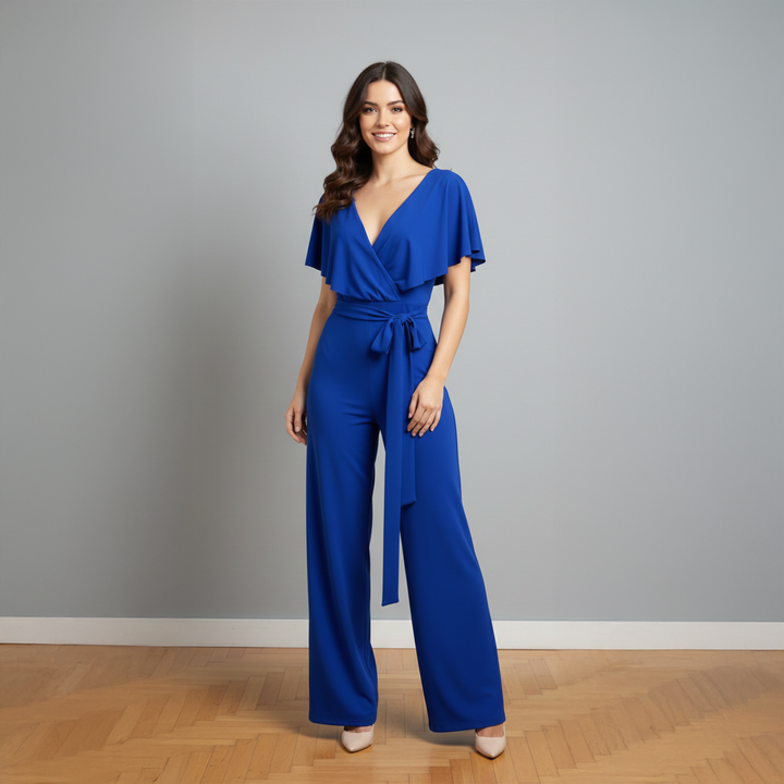 Emma Clara - Enterito Vuelos Lycra Fría Ximena Azul Royal