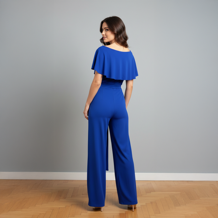 Emma Clara - Enterito Vuelos Lycra Fría Ximena Azul Royal