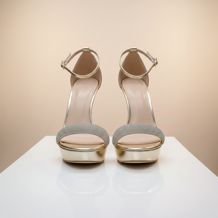 Emma Clara - Zapatos de Fiesta Strap Brillante Vera Dorado