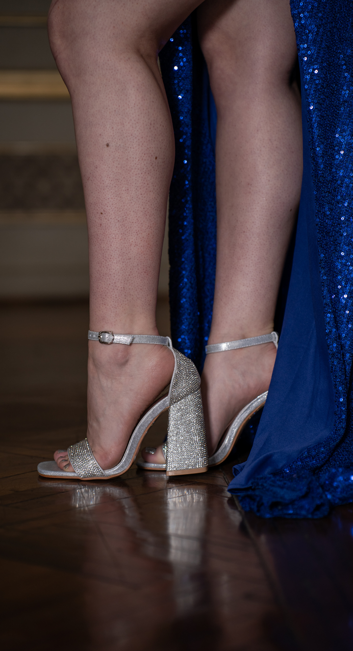 Emma Clara - Tacones Strass Silver Nicoletta